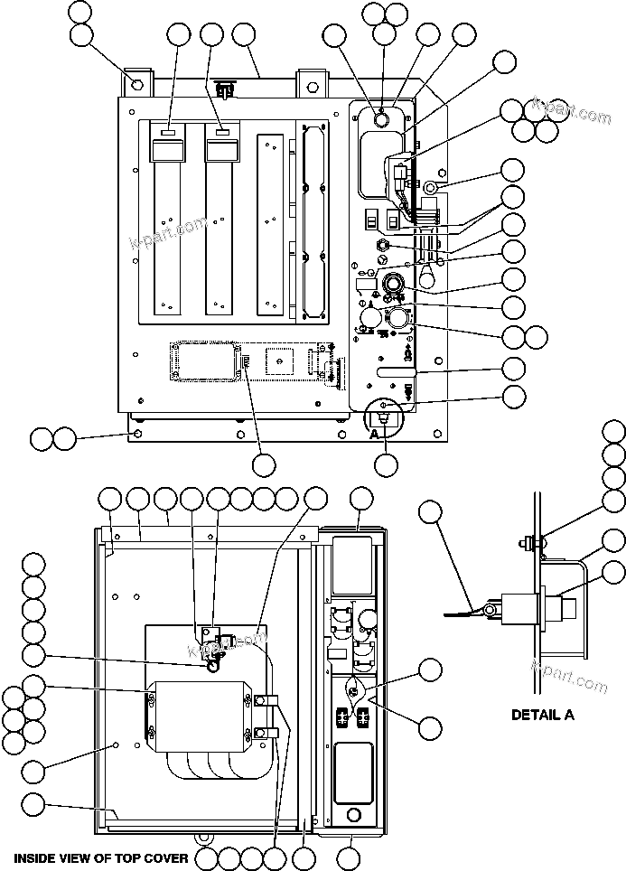 Komatsu parts book diagram for AFE48-CE 930E-2  S/N A30207-A30208 SUNCOR: CAB INTERFACE COMPARTMENT