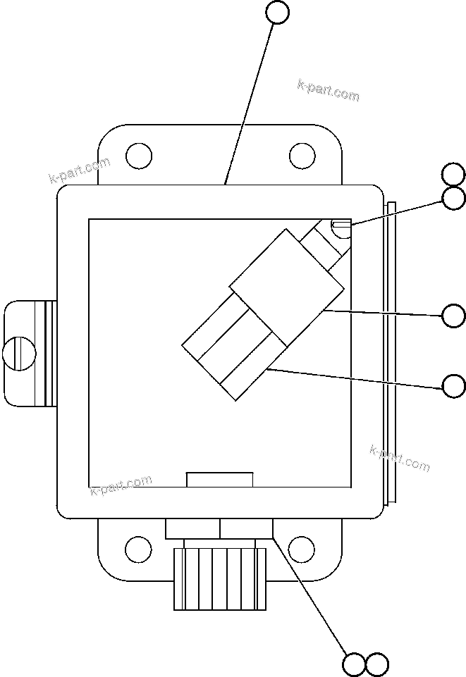 Komatsu parts book diagram for AFE48-CE 930E-2  S/N A30207-A30208 SUNCOR: RELAY BOX ASSEMBLY (EJ1488)