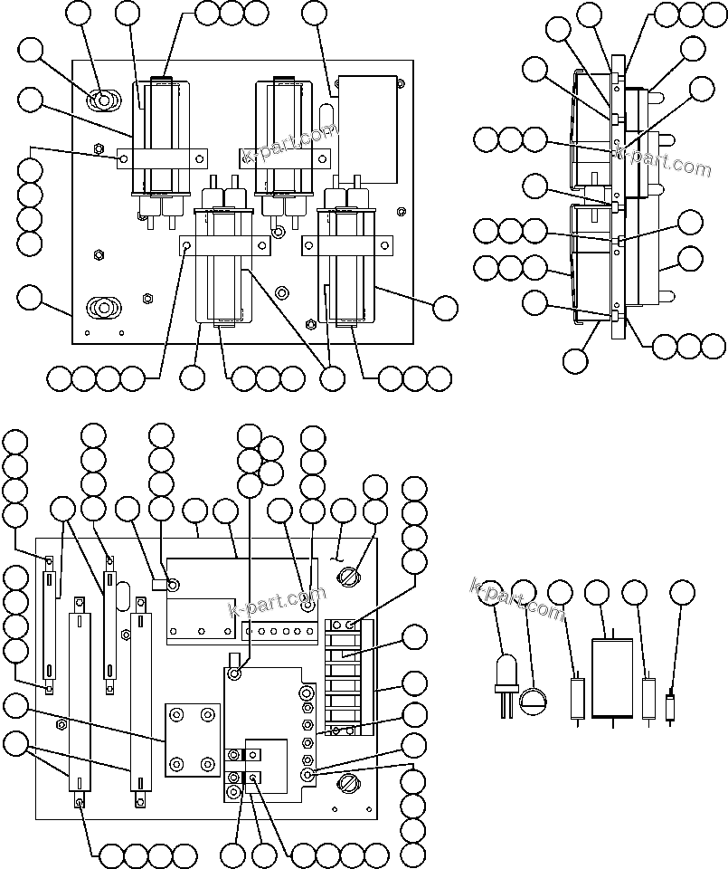 Komatsu parts book diagram for AFE48-DP 930E-2 S/N A30298 & A30299    TRANSALTA: AFSE PANEL COVER ASSEMBLY (VE5132)