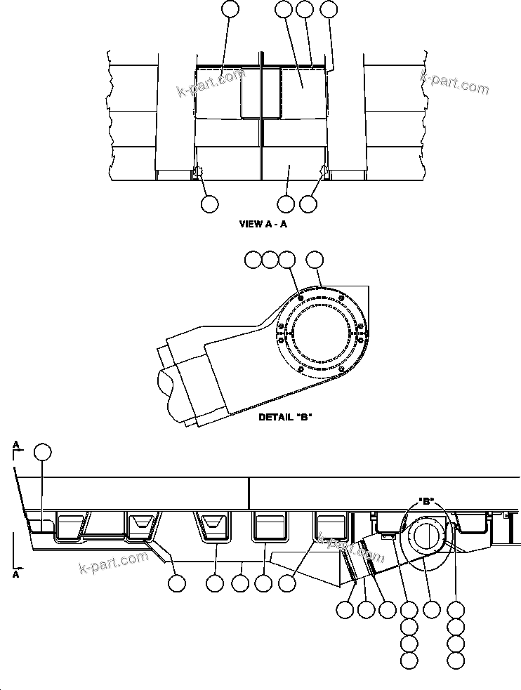 Komatsu parts book diagram for AFE48-F  930E S/N 32674 PIPELINE: BODY HEATPAN INSTALLATION