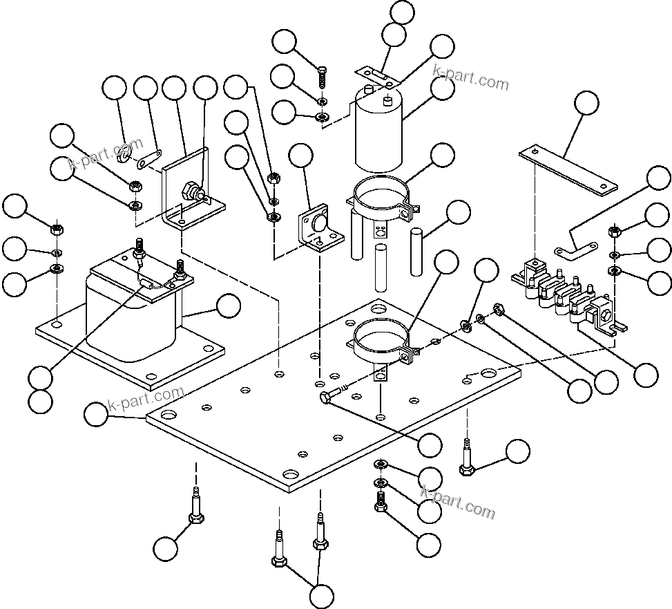 Komatsu parts book diagram for AFE48-F  930E S/N 32674 PIPELINE: BATTERY FILTER PANEL (BLFP) (BF3903)