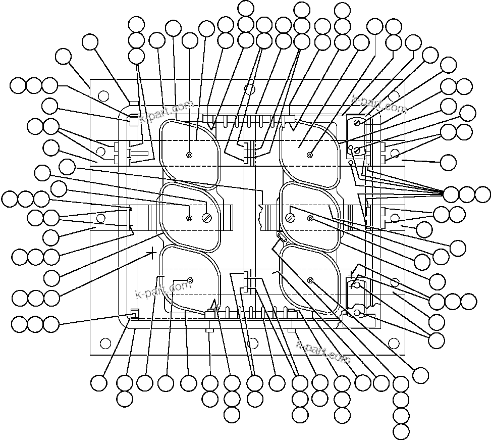 Komatsu parts book diagram for AFE48-F  930E S/N 32674 PIPELINE: ALTERNATOR EXCITOR (A.F.S.E.) (PB8838)