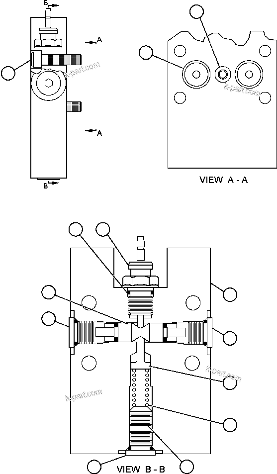 Komatsu parts book diagram for AFE48-H/J 930E S/N 32685 & 32704 PHELPS-DODGE MORENCI: DIFFERENTIAL SWITCH ASSM (BF2876)