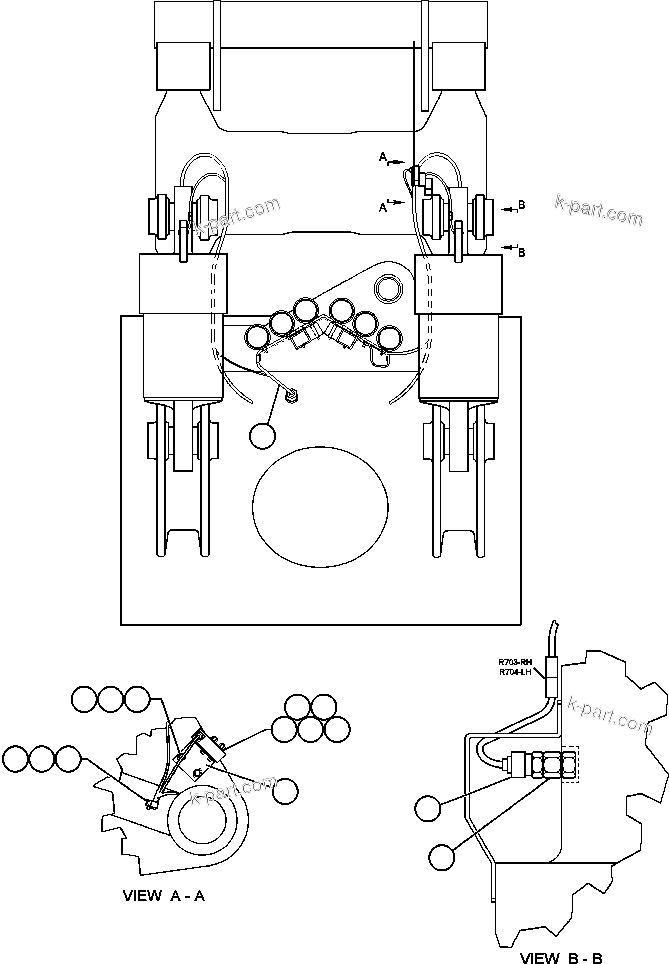 Komatsu parts book diagram for AFE48-H/J 930E S/N 32685 & 32704 PHELPS-DODGE MORENCI: HOIST LIMIT & PAYLOAD SWITCH WIRING
