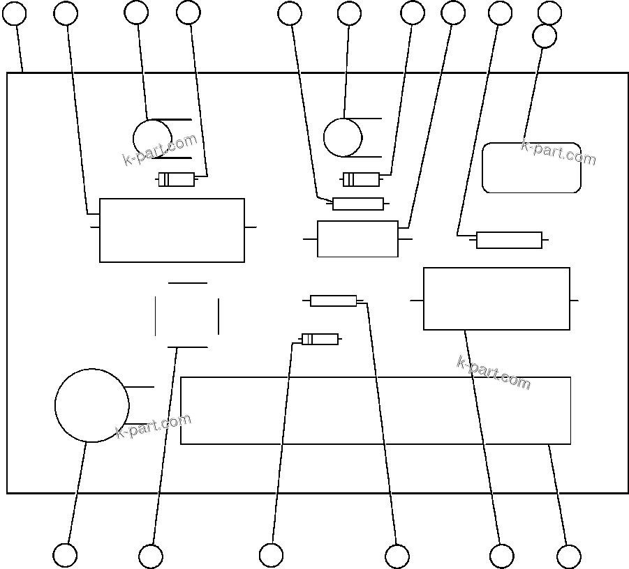 Komatsu parts book diagram for AFE48-V  930E S/N 32816 & 32837 PHELPS-DODGE MORENCI: FAULT DETECTION PANEL (VE6113)