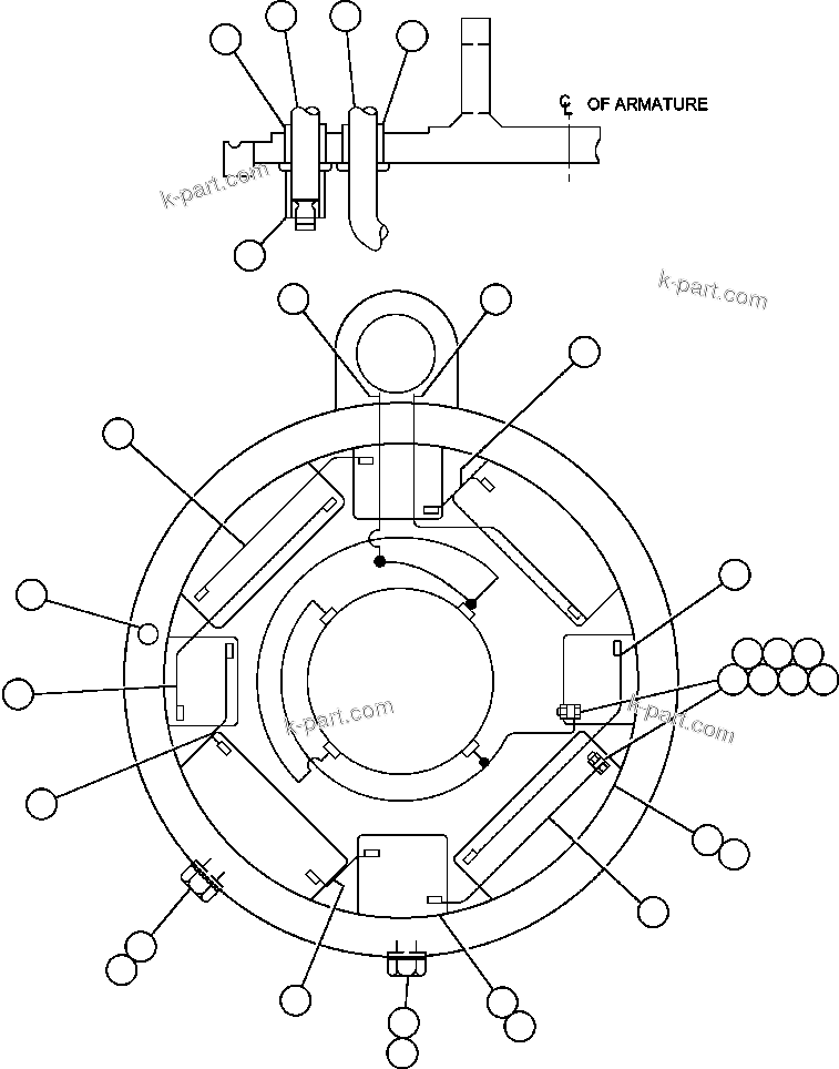 Komatsu parts book diagram for AFE48-V  930E S/N 32816 & 32837 PHELPS-DODGE MORENCI: BLOWER MOTOR FIELD INSTALLATION