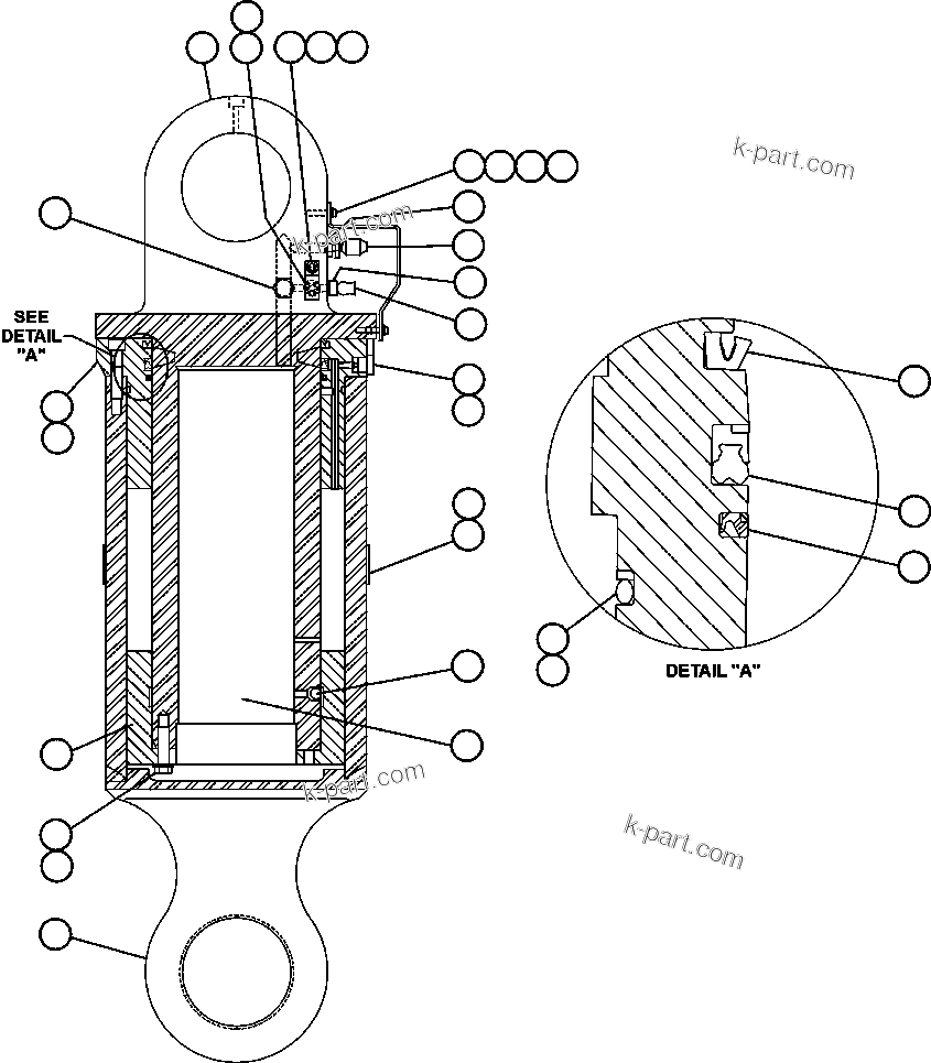 Komatsu parts book diagram for AFE50-AG 830E S/N A30641 ANTELOPE COAL: REAR SUSPENSION ASSEMBLY (EH9423)
