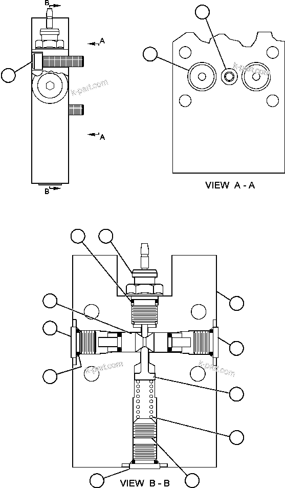 Komatsu parts book diagram for AFE50-AG 830E S/N A30641 ANTELOPE COAL: DIFFERENTIAL SWITCH ASSEMBLY (BF4607)