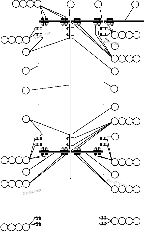 Komatsu parts book diagram for AFE50-AG 830E S/N A30641 ANTELOPE COAL: ARC BARRIER