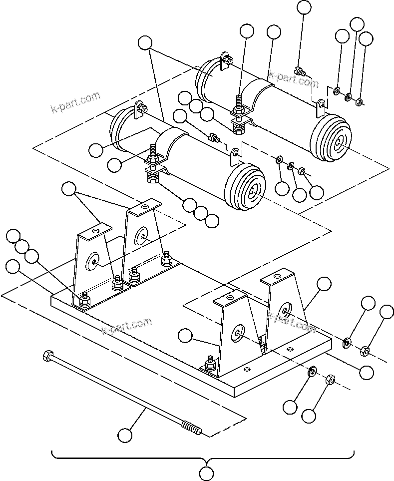 Komatsu parts book diagram for AFE50-AG 830E S/N A30641 ANTELOPE COAL: PANEL - R1 (VE6119)