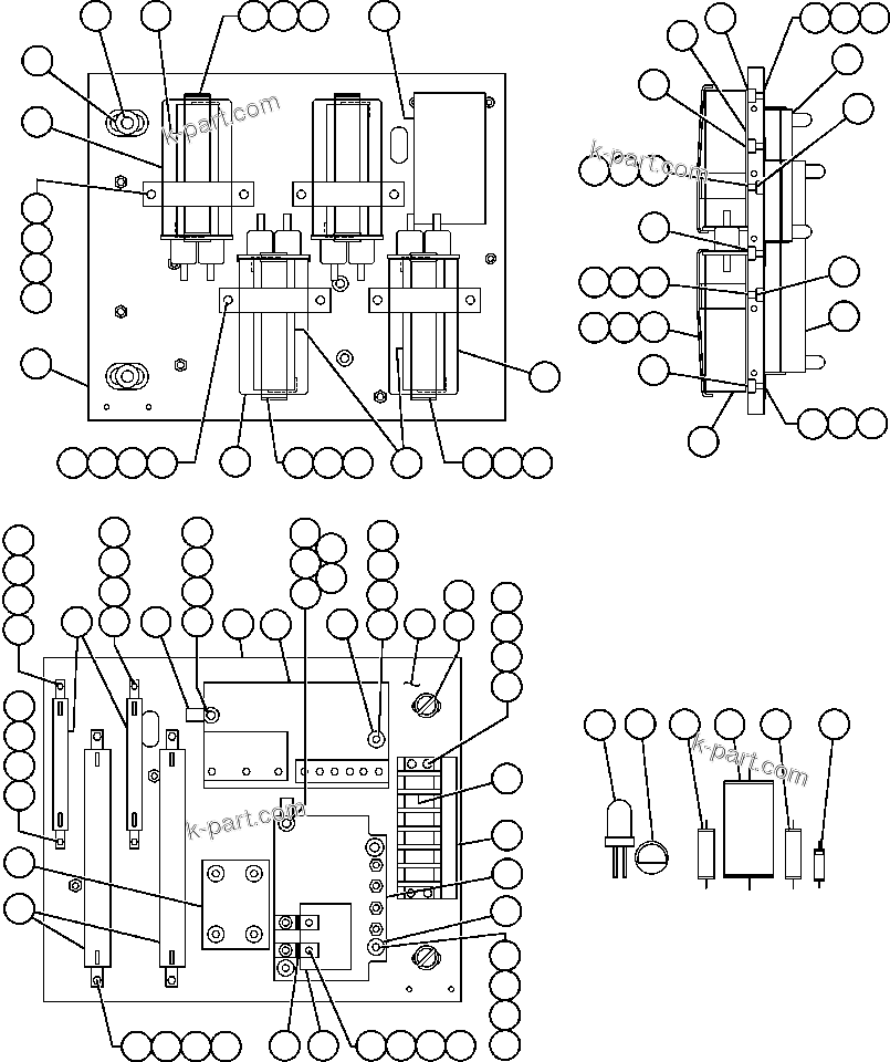 Komatsu parts book diagram for AFE50-AG 830E S/N A30641 ANTELOPE COAL: PANEL - COVER A.F.S.E. (VE5132)