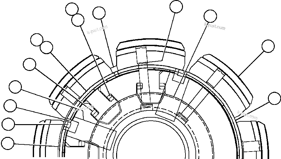 Komatsu parts book diagram for AFE50-AG 830E S/N A30641 ANTELOPE COAL: ALTERNATOR - 26F2 - 2