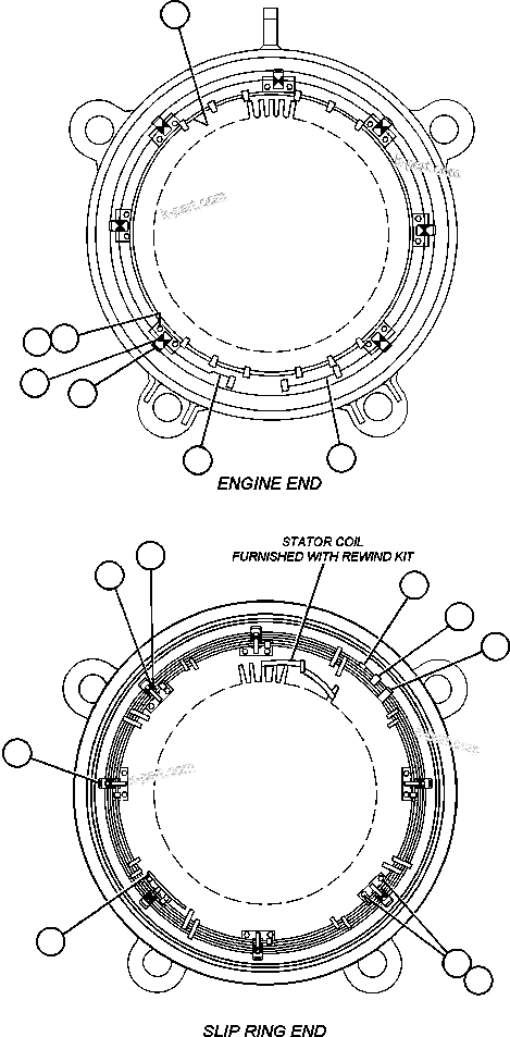 Komatsu parts book diagram for AFE50-AG 830E S/N A30641 ANTELOPE COAL: ALTERNATOR - 26F2 - 5