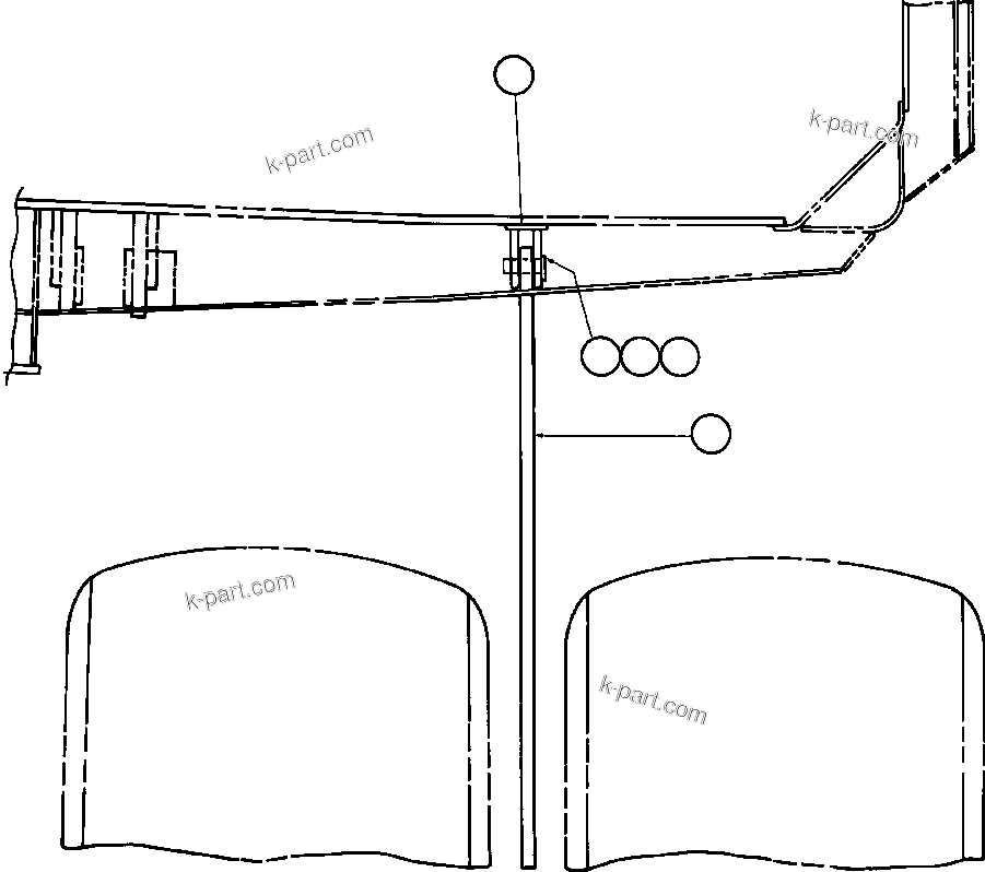 Komatsu parts book diagram for AFE50-AN 830E S/N A30652-A30658  DIAVIK: ROCK EJECTORS INSTALLATION