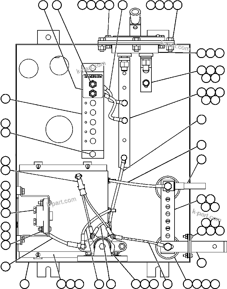 Komatsu parts book diagram for AFE50-AN 830E S/N A30652-A30658  DIAVIK: BATTERY DISCONNECT SWITCH BOX (EJ5232)