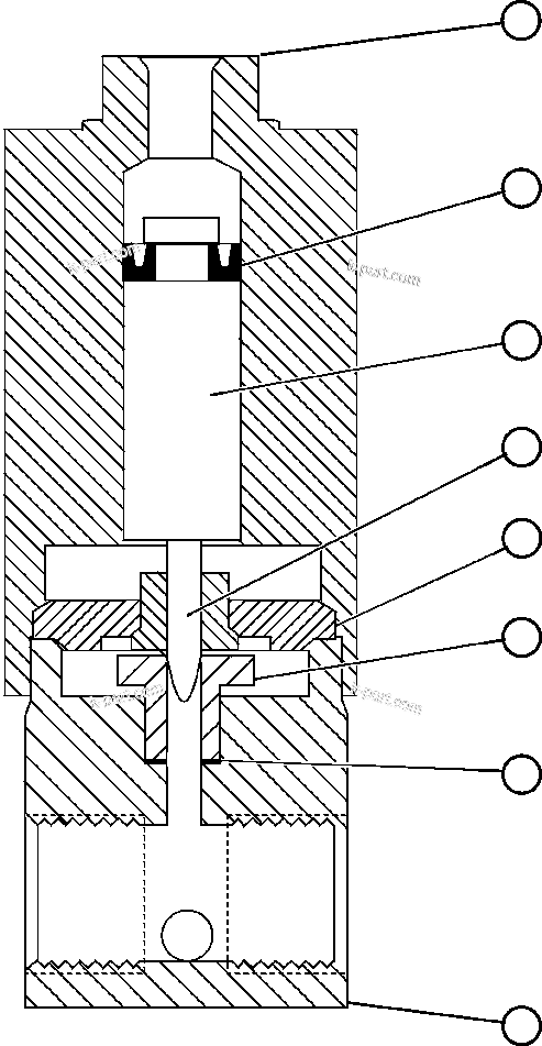 Komatsu parts book diagram for AFE50-AN 830E S/N A30652-A30658  DIAVIK: VENT VALVE ASSEMBLY (LA0912)