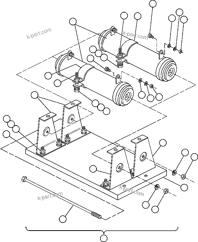 Komatsu parts book diagram for AFE50-AN 830E S/N A30652-A30658  DIAVIK: PANEL - R1 (VE6119)