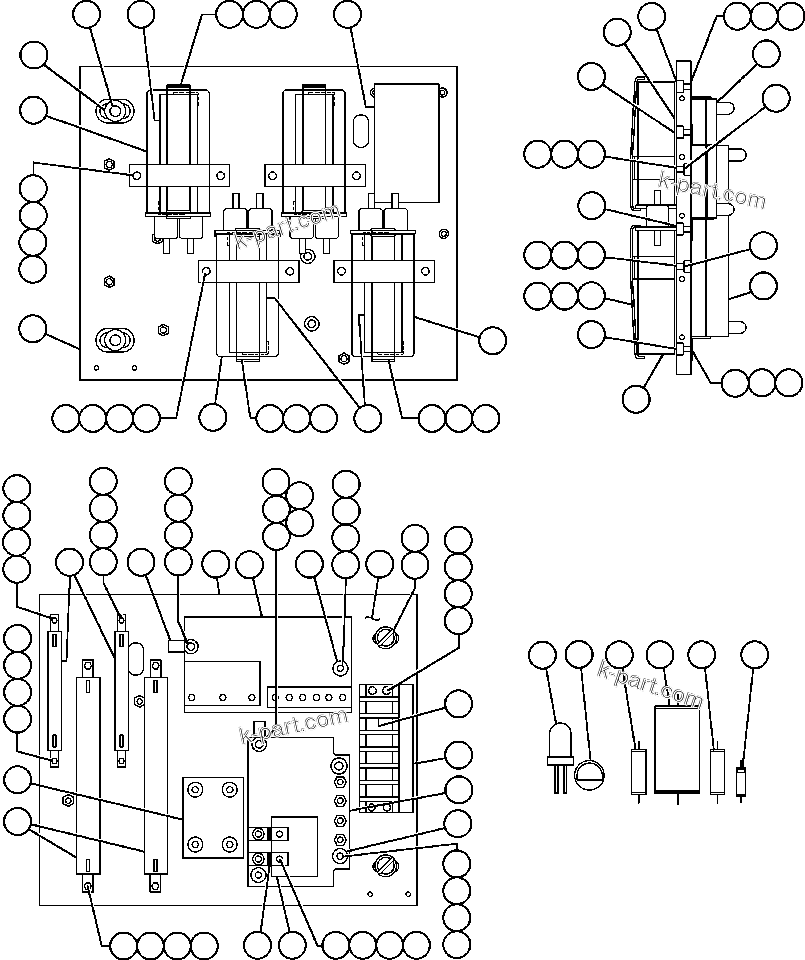 Komatsu parts book diagram for AFE50-BE 830E S/N A30706-A30708  DIAVIK: PANEL - COVER A.F.S.E. (VE5132)