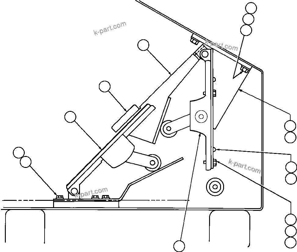 Komatsu parts book diagram for AFE50-CE 830E S/N A30811-A30814   EPSA: THROTTLE & RETARDER INSTALLATION