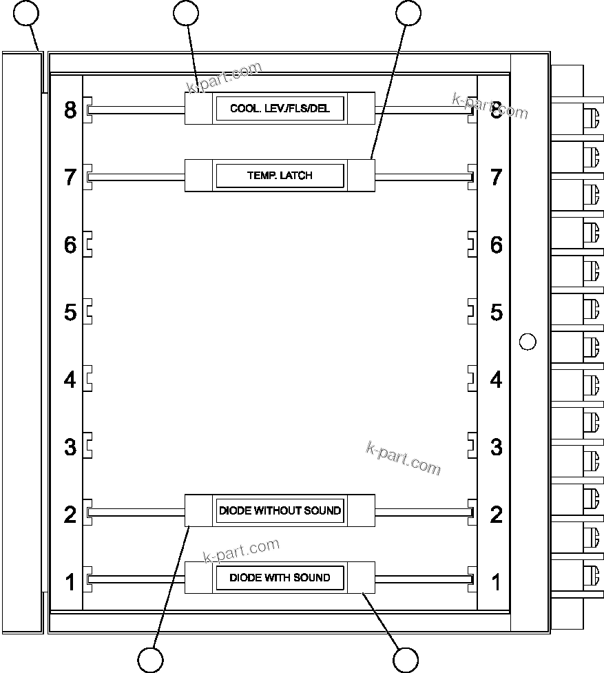 Komatsu parts book diagram for AFE50-CE 830E S/N A30811-A30814   EPSA: AID MODULE ASSEMBLY (PC1810)