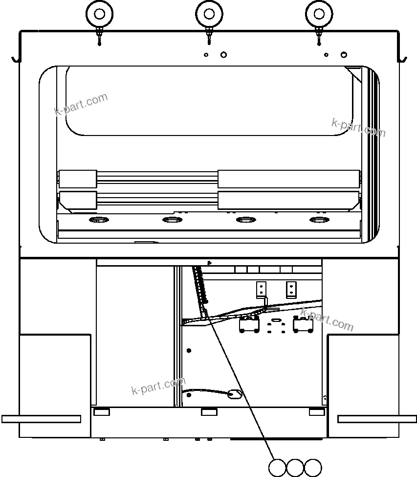 Komatsu parts book diagram for AFE50-CE 830E S/N A30811-A30814   EPSA: CAB ELECTRICAL COMPONENTS