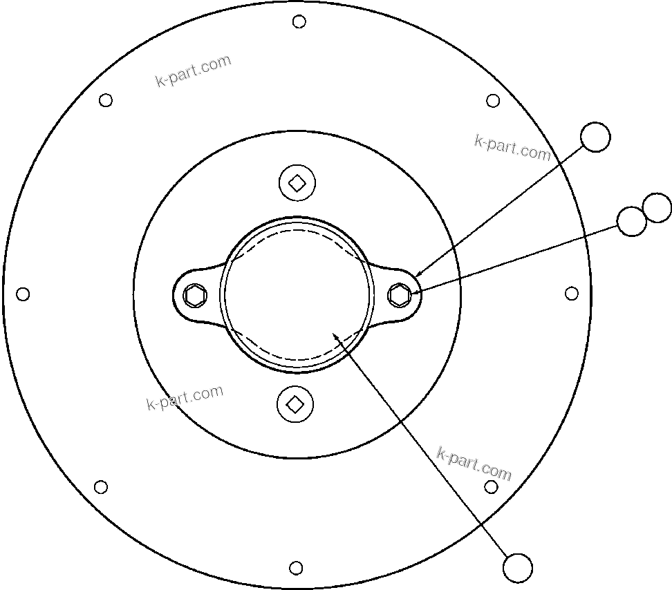 Komatsu parts book diagram for AFE50-CE 830E S/N A30811-A30814   EPSA: HUBODOMETER INSTALLATION