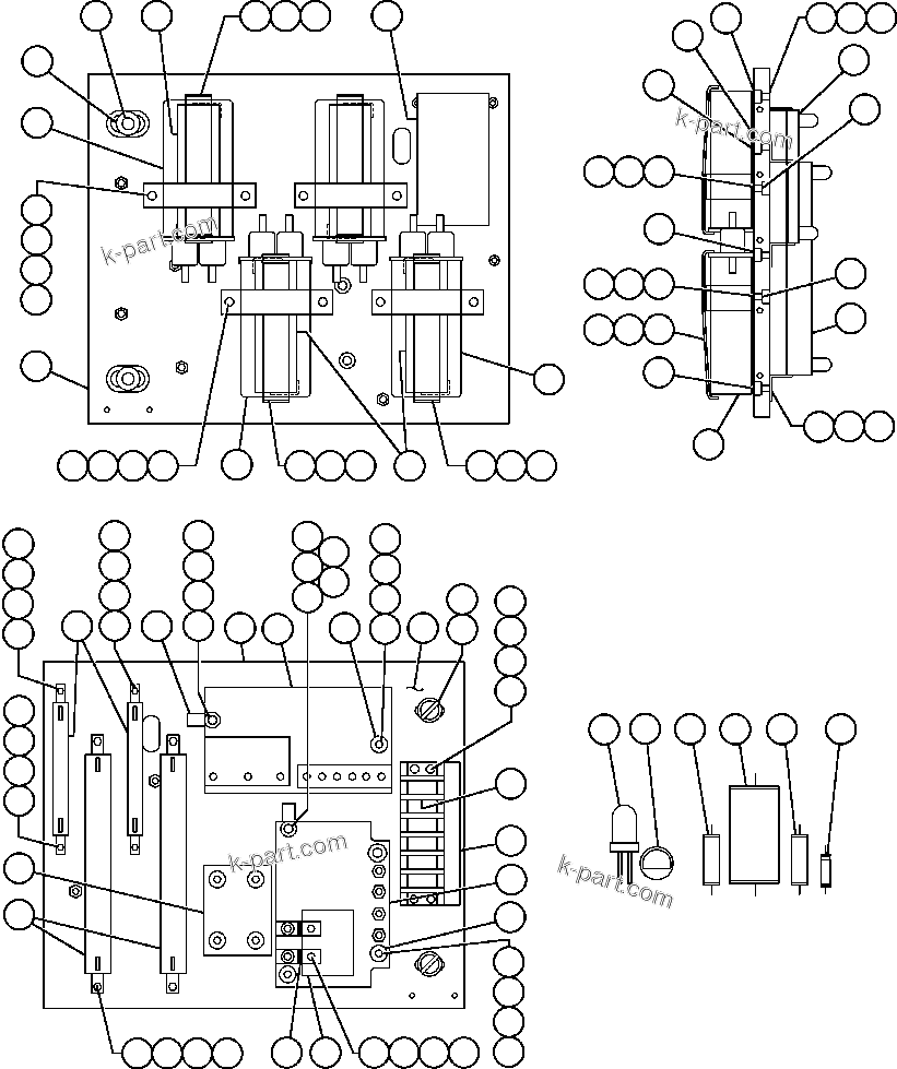 Komatsu parts book diagram for AFE50-CE 830E S/N A30811-A30814   EPSA: PANEL - COVER A.F.S.E. (VE5132)