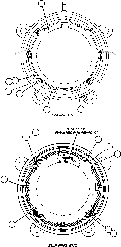Komatsu parts book diagram for AFE50-CE 830E S/N A30811-A30814   EPSA: ALTERNATOR - 26F2 - 5