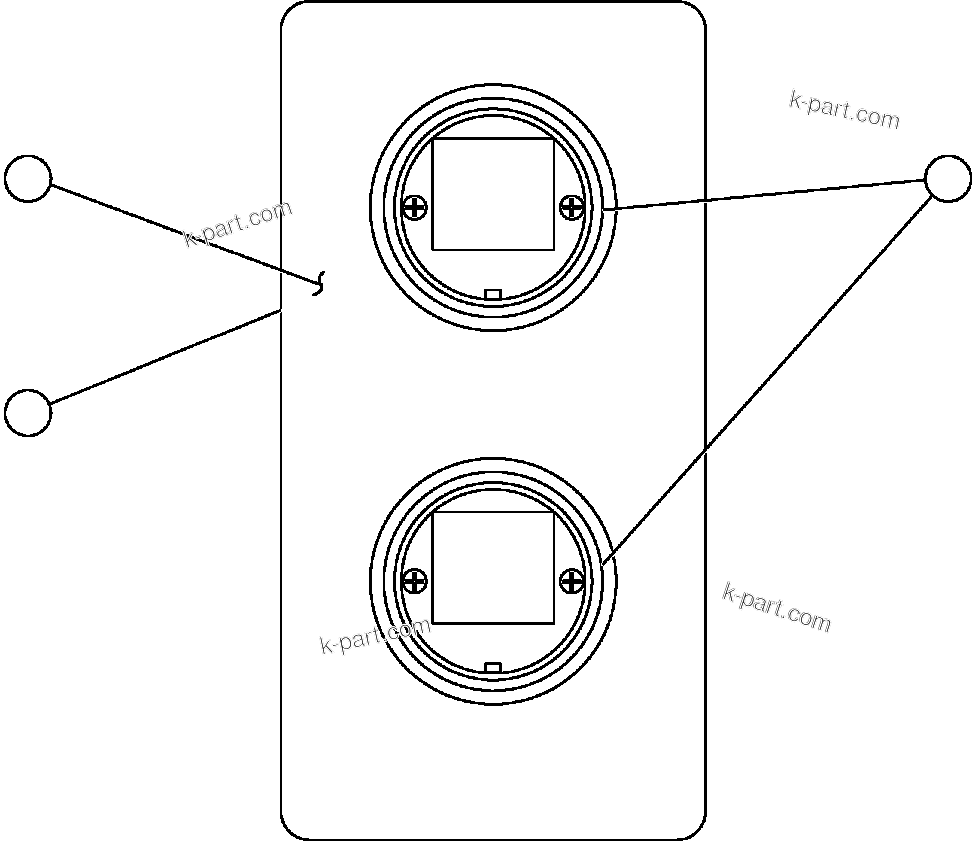 Komatsu parts book diagram for AFE50-CH 830E S/N A30818-A30819 & A30821 & A30826-A30830   ANTELOPE COAL: AIR FILTER RESTRICTOR GAUGE MODULE (SM5478)