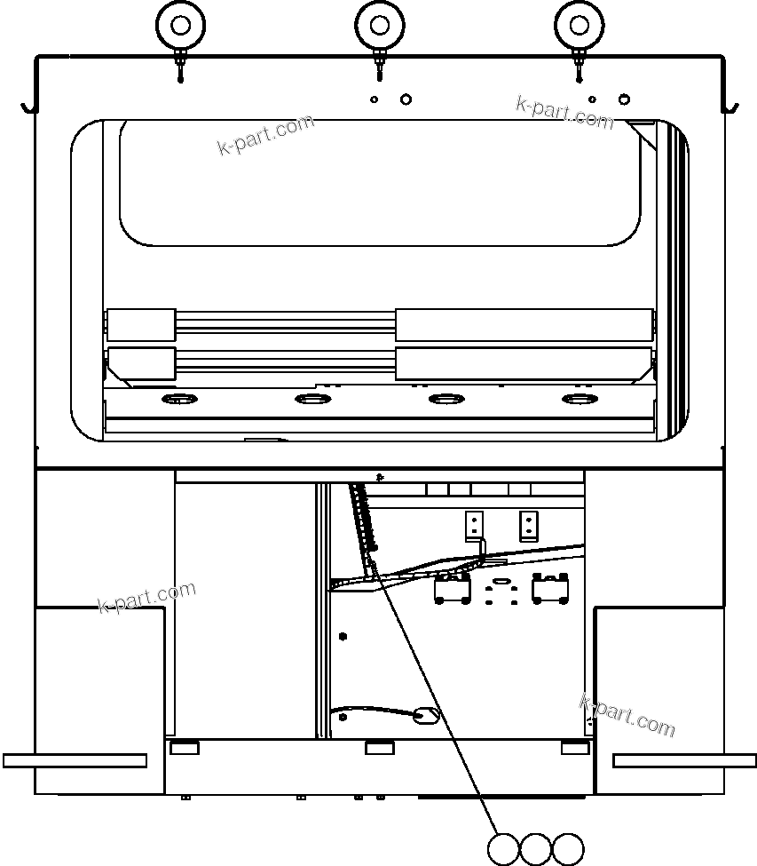 Komatsu parts book diagram for AFE50-CH 830E S/N A30818-A30819 & A30821 & A30826-A30830   ANTELOPE COAL: CAB ELECTRICAL COMPONENTS