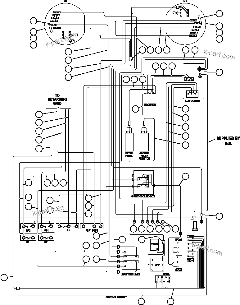 Komatsu parts book diagram for AFE50-CK 830E S/N A30825   APPALACHIAN FUEL: ELECTRIC POWER COMPONENTS WIRING