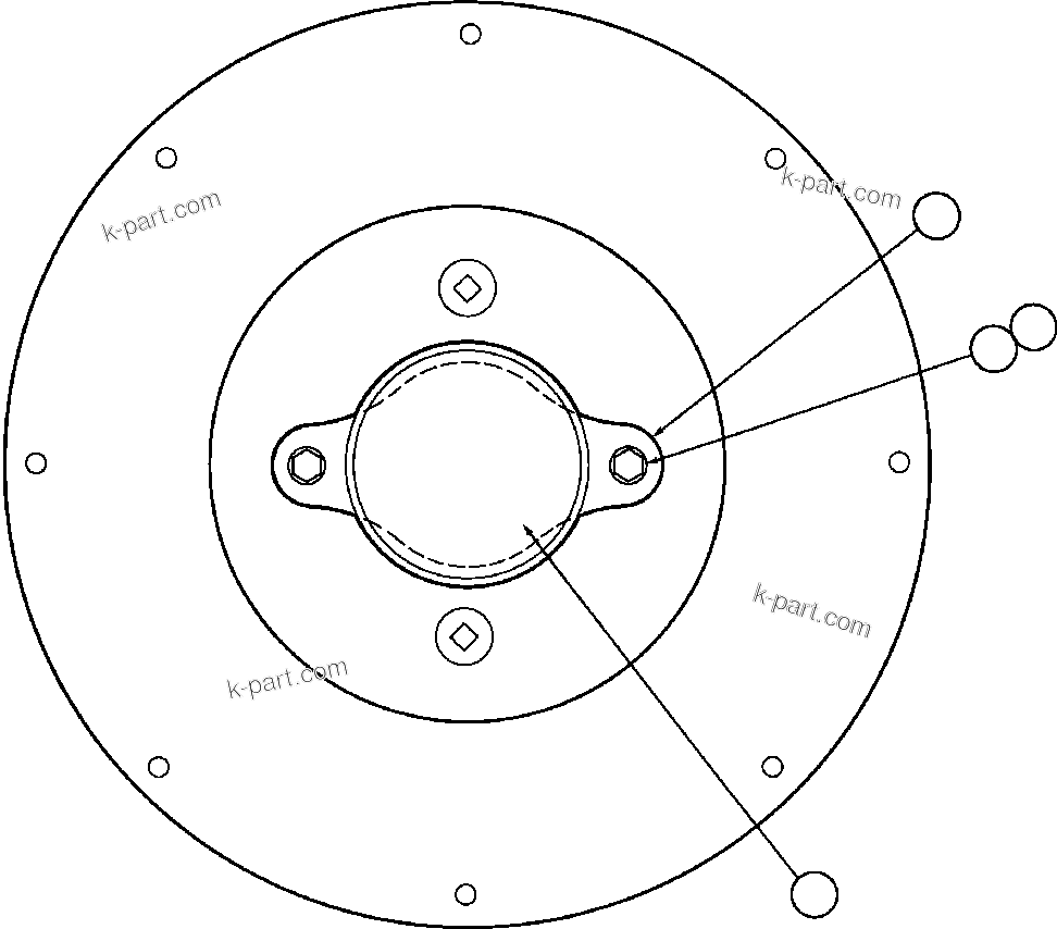 Komatsu parts book diagram for AFE50-CK 830E S/N A30825   APPALACHIAN FUEL: HUBODOMETER INSTALLATION