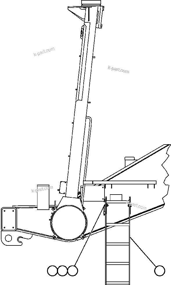 Komatsu parts book diagram for AFE50-CP 830E S/N A30842-A30844              ANTELOPE COAL: ACCESS LADDERS INSTALLATION