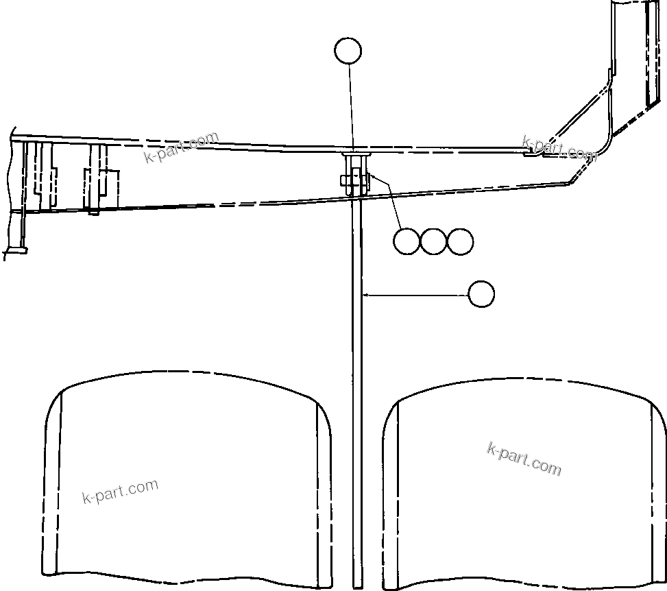 Komatsu parts book diagram for AFE50-CP 830E S/N A30842-A30844              ANTELOPE COAL: ROCK EJECTORS INSTALLATION