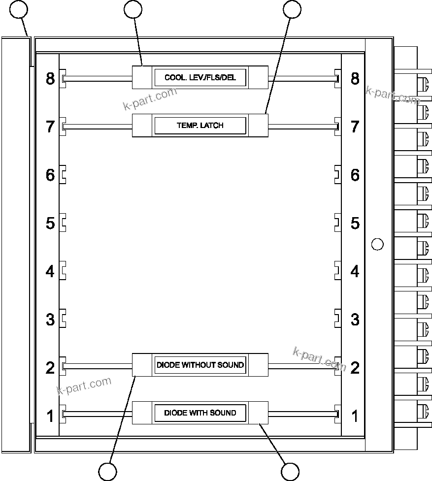 Komatsu parts book diagram for AFE50-CP 830E S/N A30842-A30844              ANTELOPE COAL: AID MODULE ASSEMBLY (PC1810)