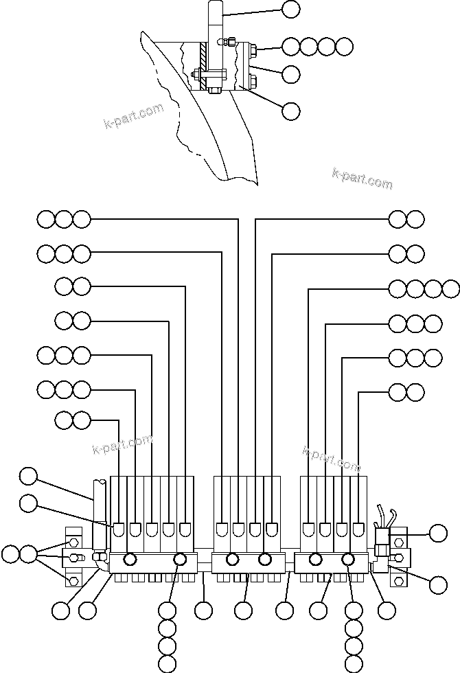 Komatsu parts book diagram for AFE50-CP 830E S/N A30842-A30844              ANTELOPE COAL: AUTOMATIC LUBRICATION SYSTEM - 2