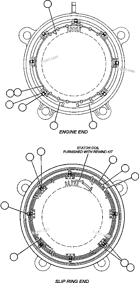 Komatsu parts book diagram for AFE50-CP 830E S/N A30842-A30844              ANTELOPE COAL: ALTERNATOR - 26F2 - 5
