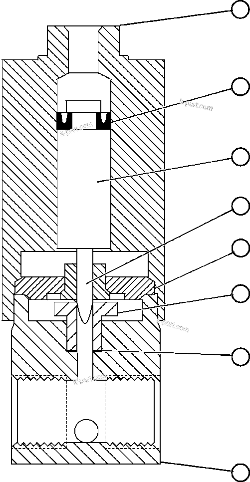 Komatsu parts book diagram for AFE50-CZ 830E S/N A30886    I.O.C.C.: VENT VALVE ASSEMBLY (LA0912)
