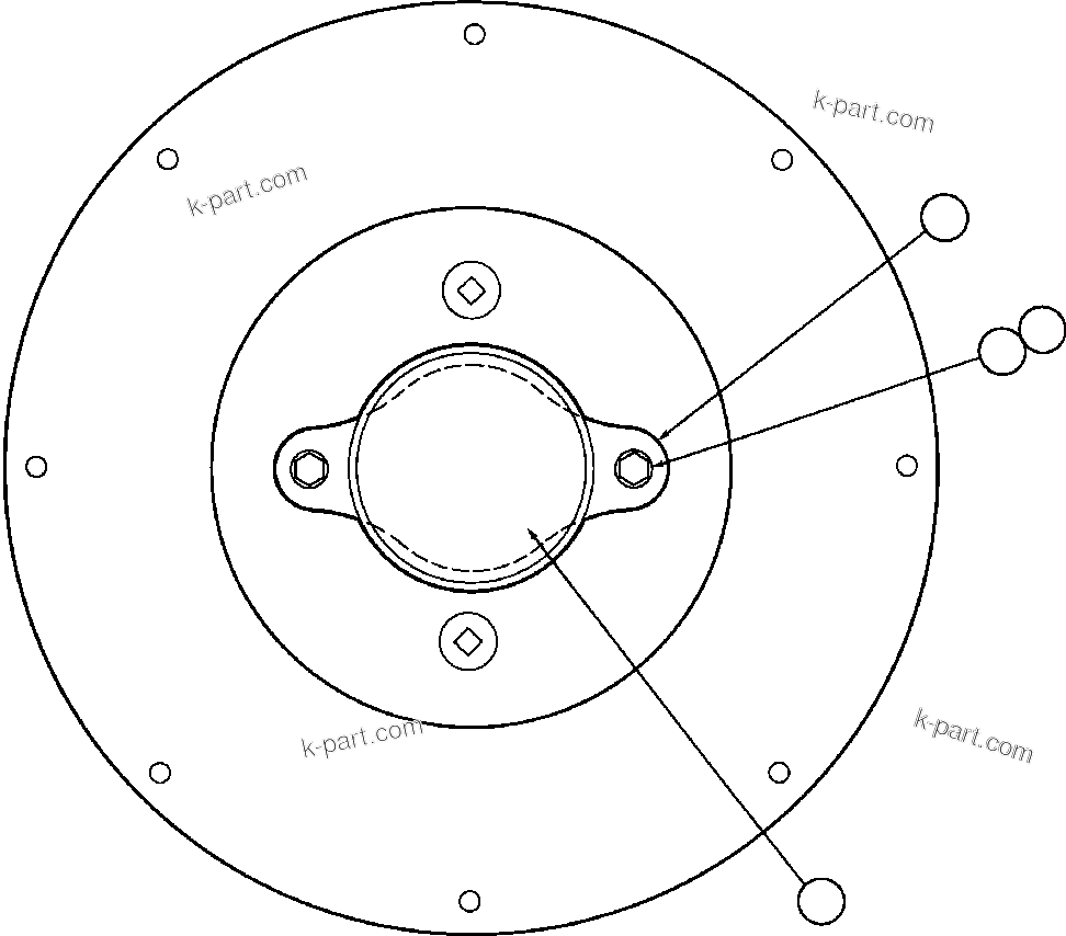 Komatsu parts book diagram for AFE50-CZ 830E S/N A30886    I.O.C.C.: HUBODOMETER INSTALLATION
