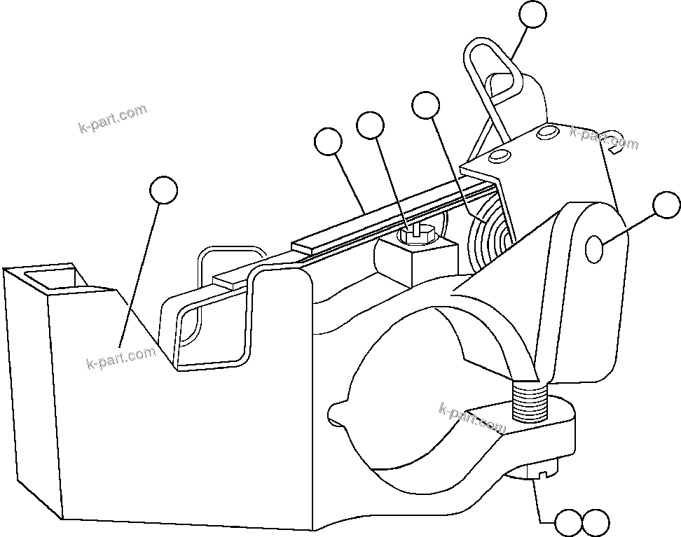 Komatsu parts book diagram for AFE50-CZ 830E S/N A30886    I.O.C.C.: ALTERNATOR - 26F2 - 3