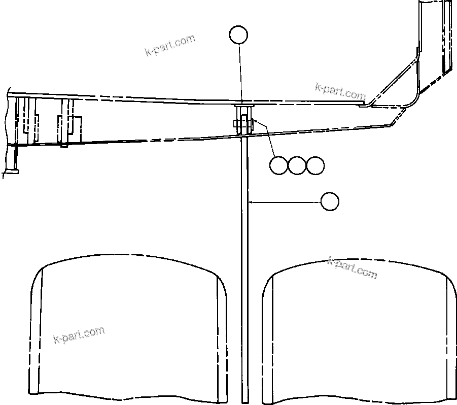 Komatsu parts book diagram for AFE50-G/H 830E S/N A30570-A30573, A30575-A30583 & A30586-A30588 LOS PELAMBRES: ROCK EJECTORS INSTALLATION