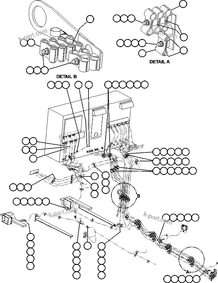 Komatsu parts book diagram for AFE50-G/H 830E S/N A30570-A30573, A30575-A30583 & A30586-A30588 LOS PELAMBRES: CONTROL CABINET INSTALLATION