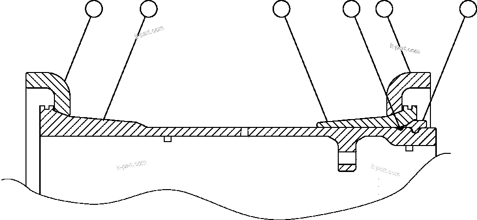 Komatsu parts book diagram for AFE52-J 930E-3 S/N A30336-A30340  KLEMKE: RIM ASSEMBLY, TAPER LOCK