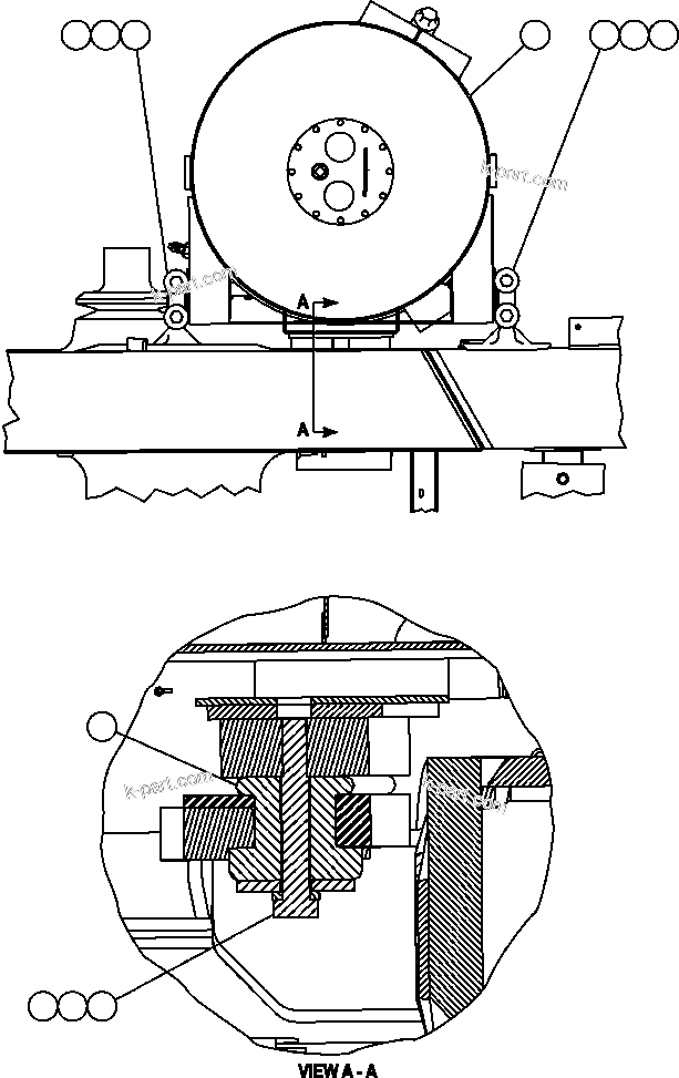 Komatsu parts book diagram for AFE52-J 930E-3 S/N A30336-A30340  KLEMKE: HYDRAULIC TANK ASSEMBLY INSTALLATION