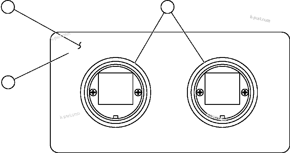 Komatsu parts book diagram for AFE57-AA 830E-AC S/N A30106 - A30108      ELK VALLEY COAL: AIR FILTER RESTRICTOR GAUGE MODULE (EL1086)