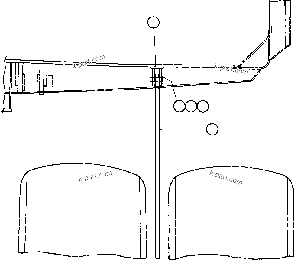 Komatsu parts book diagram for AFE57-AA 830E-AC S/N A30106 - A30108      ELK VALLEY COAL: ROCK EJECTORS INSTALLATION