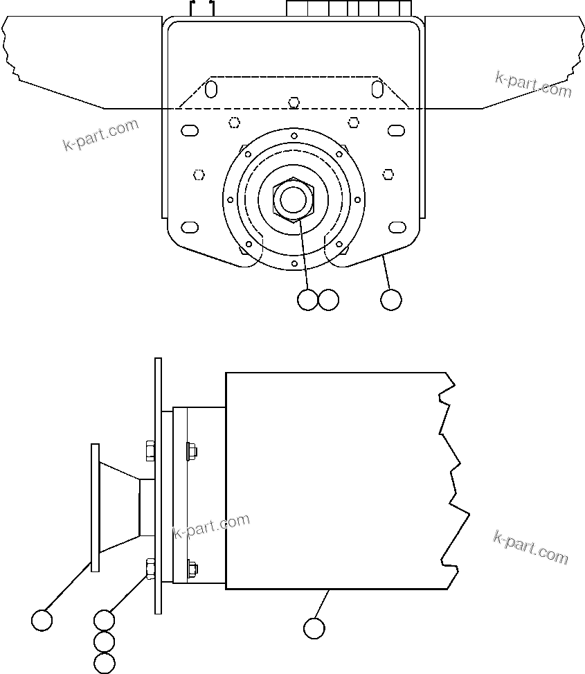 Komatsu parts book diagram for AFE57-AA 830E-AC S/N A30106 - A30108      ELK VALLEY COAL: HOIST PUMP INSTALLATION