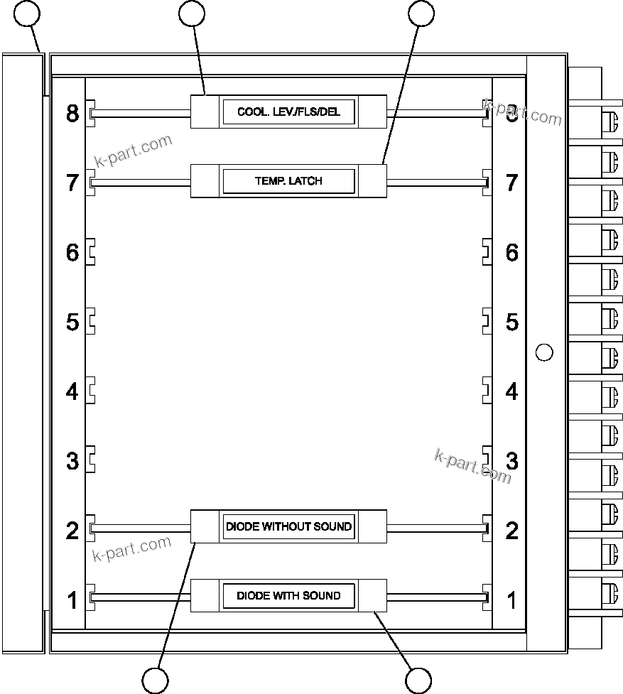 Komatsu parts book diagram for AFE57-AQ 830E-1AC S/N A30174-A30176 & A30183 - A30185     HUNTER VALLEY: AID MODULE ASSEMBLY (PC1810)
