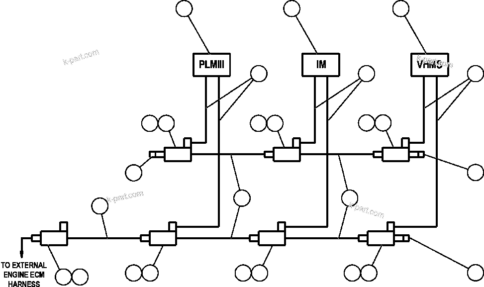Komatsu parts book diagram for AFE57-AT 830E-1AC S/N A30182, A30186-A30187, A30191-A30193      CARDINAL RIVER / NORTH AMERICAN CONSTRUCTION: VHMS HOOKUP