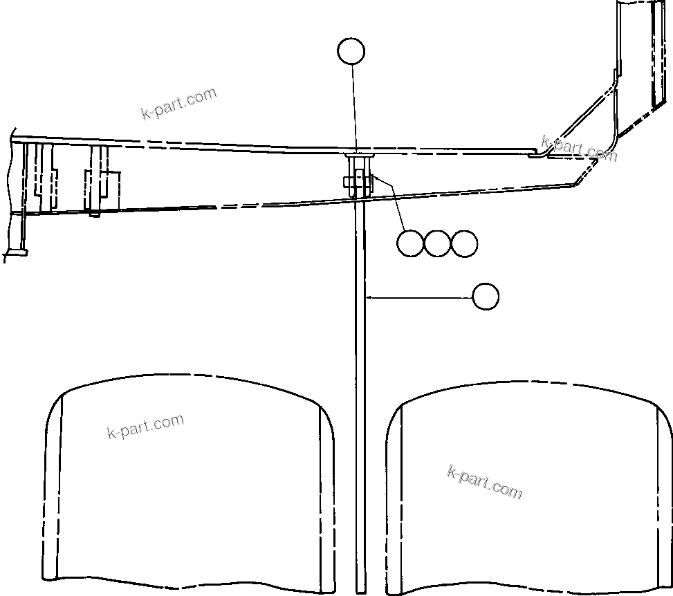 Komatsu parts book diagram for AFE57-C 830E-AC S/N A30005 & A30009-A30010 & A30012-A30013         MINERA HUASCO (CMH): ROCK EJECTORS INSTALLATION
